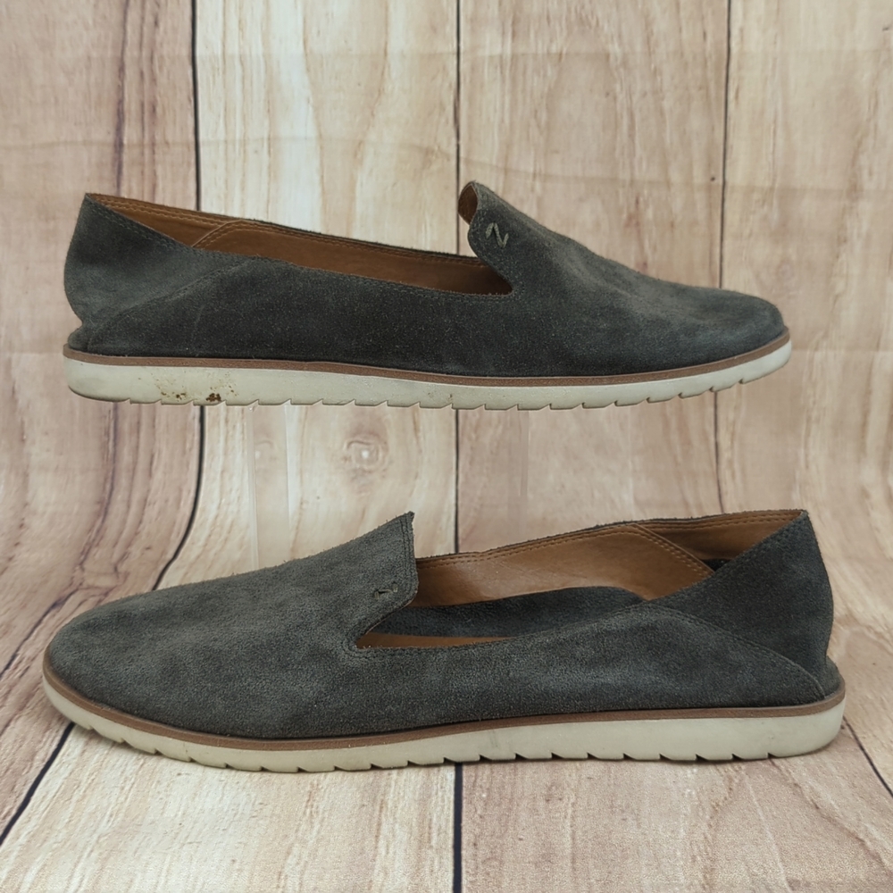 ZODIAC Kit Slip On Suede Loafers Gray Sz 9.5 - Picture 7 of 10